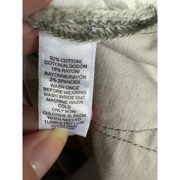 Ann Taylor LOFT Womens Jeans Sz 31 12 Curvy Skinny Ankle Gray Leopard Print NEW - Picture 8 of 8